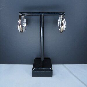 Two-Tone: Gold and Silver Hoops